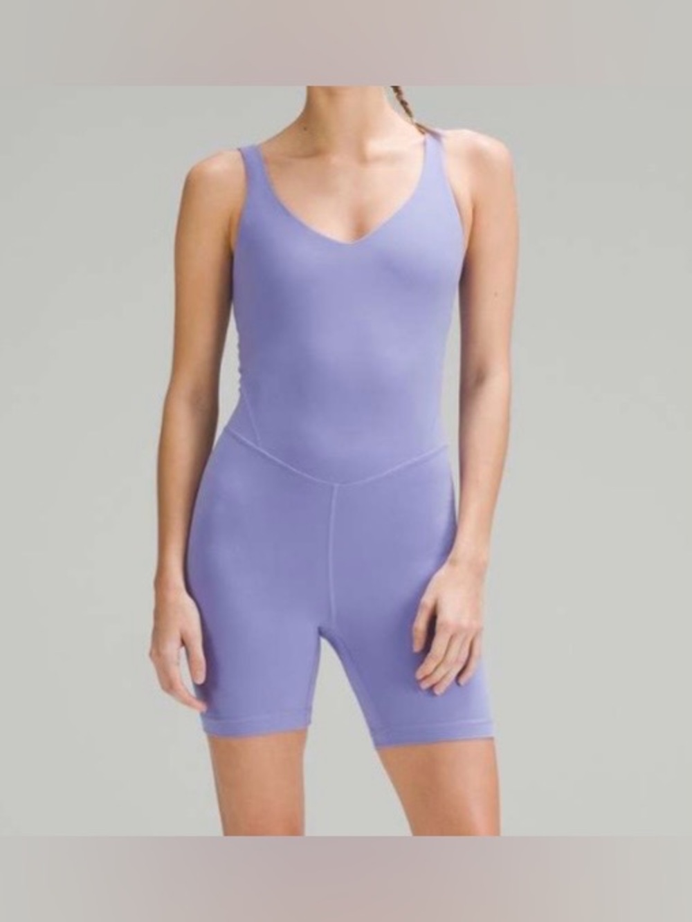 Lululemon Align Bodysuit 6" Dark Lavender Size 6